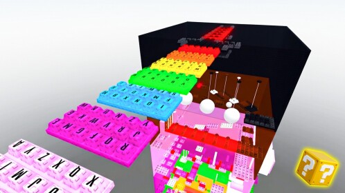 [LUCKY BLOCK] Keyboard Tower