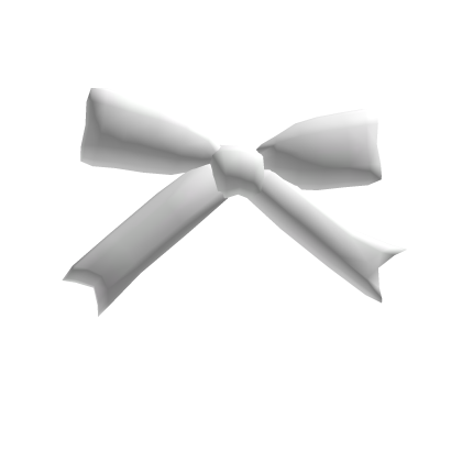 cute bow in white ♡
