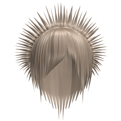 ⚡︎ ash blonde emo niche punk peacock spikes 17. 