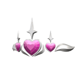 Rose Quartz Crown of Hearts