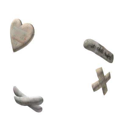 It still hurts bandaid set 🩹