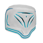 Blue White Cyber Mask