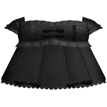 Cutie BabyDoll Dress in Black