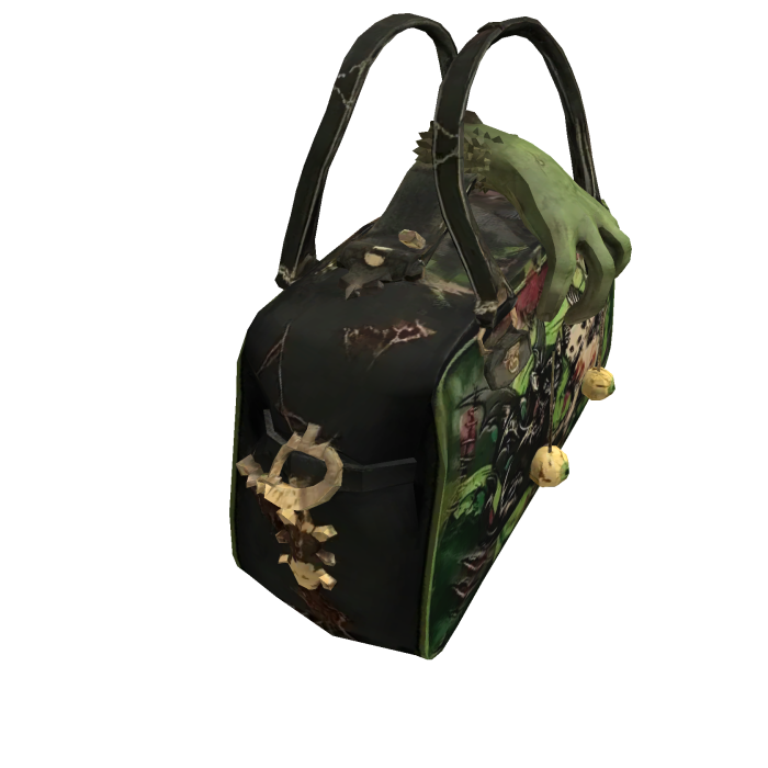 Bolsa de zombie aterrador