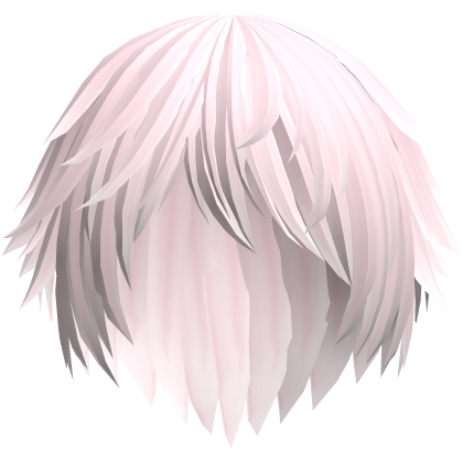 Pastel Pink Cute Emo Kitty Tuft Hair