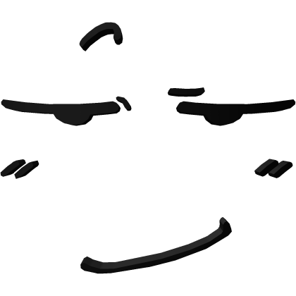 Very Smug 3D Face Roblox item
