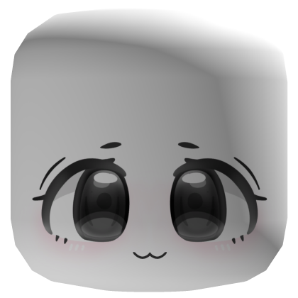 ♡ ꒰ kawaii big eyed chibi silly face mask ꒱ Roblox item