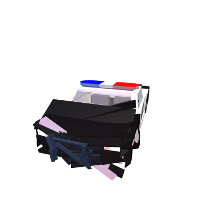 Crashed Police Camaro.