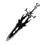 Black Dragon-Scaled Sword