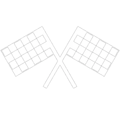 technical racing flag icon