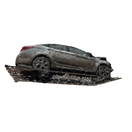 Generic Wrecked Sedan