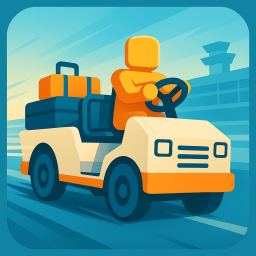 Drive Around An Airport Cart