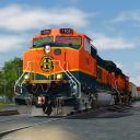 work at a pizza place but with trains