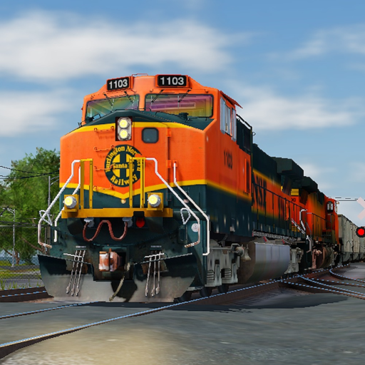 work at a pizza place but with trains official Roblox game thumbnail