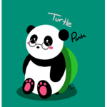 Panda and turtles group