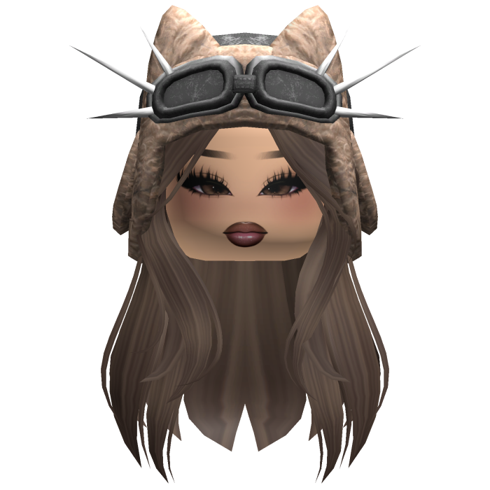 Grunge Punk Mink Straight Hair w/ Ushanka & Makeup