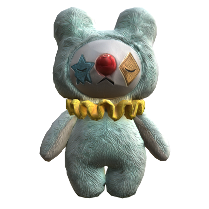 double sided cute clown plush backpack