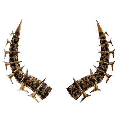 Gilded Nocturne Horns