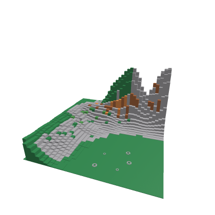 Almost green hill
