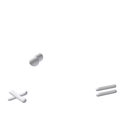 ^_−☆ sweet white clips 4 ponytail !! *yipee!!!* Roblox item