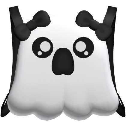 halloween | cute little scared ghost backpack(1.0)