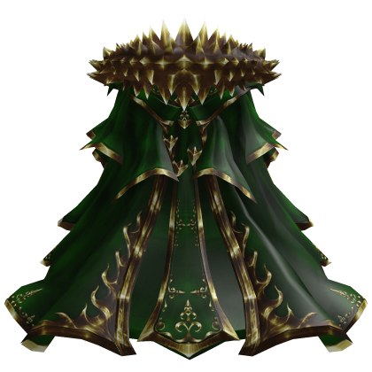 Green and Gold Monarch Cape