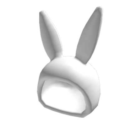 Simple White Bunny Hoodie Roblox decal