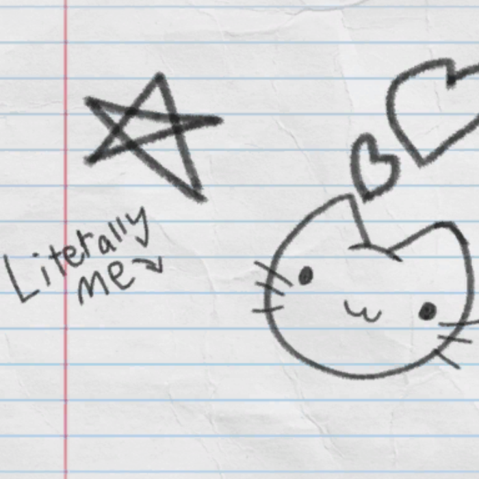 Cute Kawaii Doodles on Paper