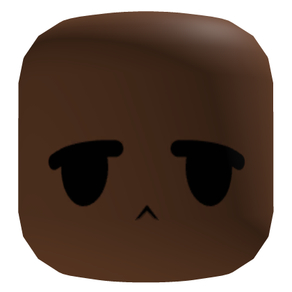 Brown Simple Tired Chibi Face Roblox item