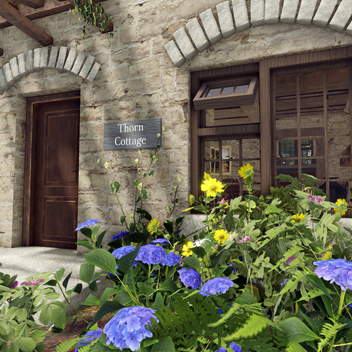 Szpinakowy domek [REALISTYCZNA WYSTAWA]