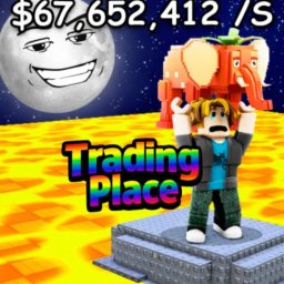 Survive Lava For Brainrots Trading Place!!!