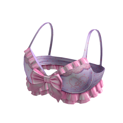 Polka Dot Swimsuit Ruffle Top Purple Pink