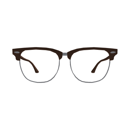 [DELRADO®] Kensington Glasses | Brown & Silver Roblox item