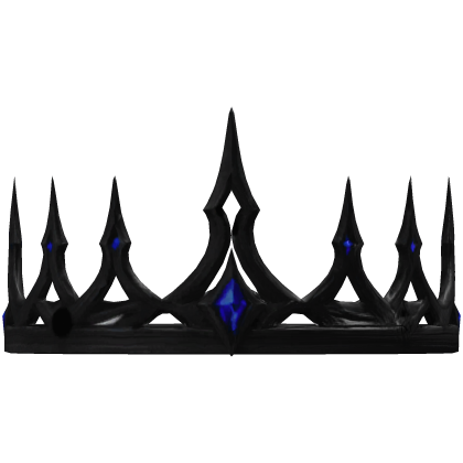 Sapphire Y2k Time Gothic Crown