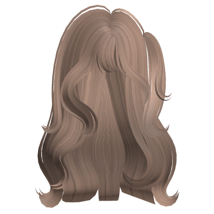 Gyaru Girl Swirly Side Pigtail Hair (Milktea) Roblox item