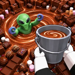 [👽] Drain A Chocolate Volcano [New Code] icon