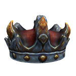 Evil Gold Horned Duke Crown