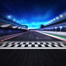 the race track