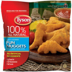 Tyson dino fun nuggets