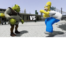 Shrek battles