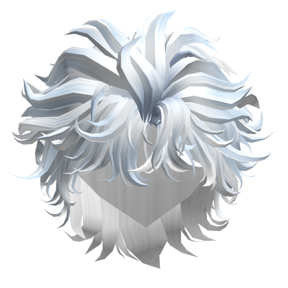 Stylish Slicked Back Mullet (Blue&WHite) Roblox item