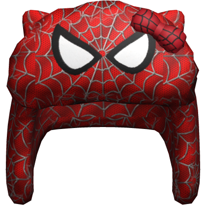 Y2K Grunge Spiderman Multiverse Ushanka Red