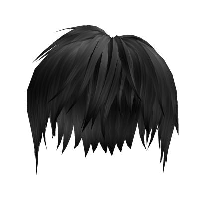 Charcoal Messy Long Hair 17.0 Roblox item