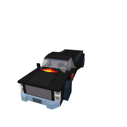 Flame Pickup Truck