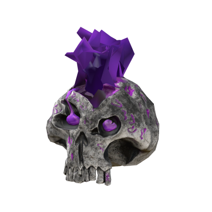 Fire Purple Skull - Right  Roblox item