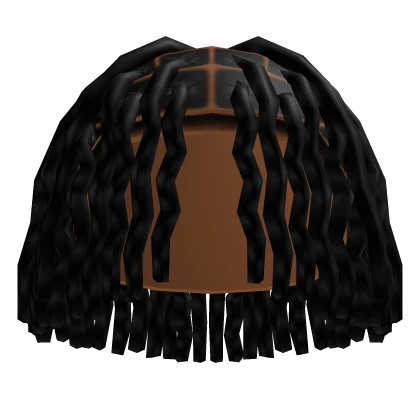 Black Twisted Dreadlocks v1 | Roblox Item - Rolimon's