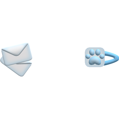 . ‿ ♡ cute mailman hairclips in blue