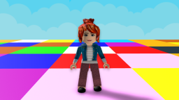 Podłoga z kolorowymi blokami