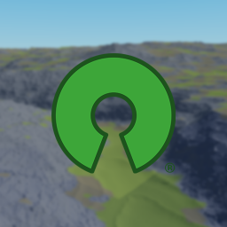 Rocky Canyon with Mountains