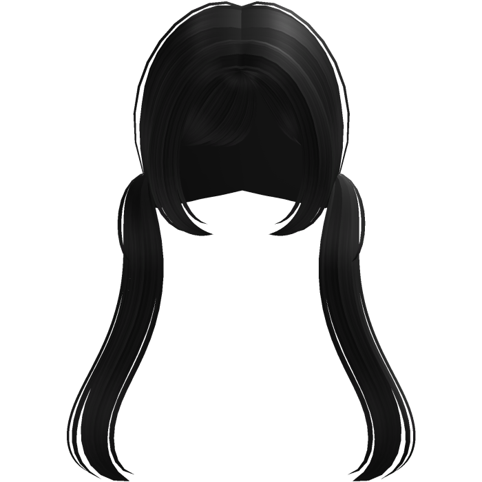 𑣲 cute black pigtails